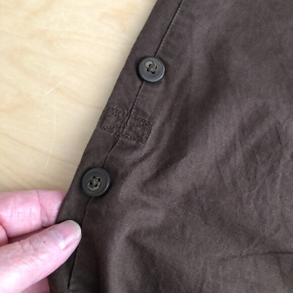 Mountain Hardware Button Leg Cropped Chino Pant - Organic Cotton & Hemp - Picture 7 of 12